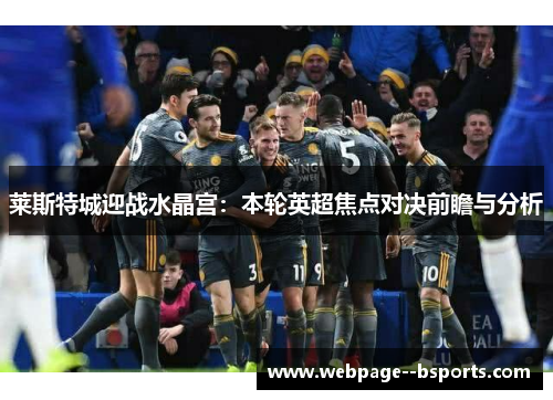 莱斯特城迎战水晶宫:本轮英超焦点对决前瞻与分析 莱斯特城迎战水晶宫:本轮英超焦点对决前瞻与分析