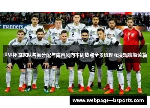 世界杯国家队名额分配与阵容风向本周热点全景梳理深度观察解读篇